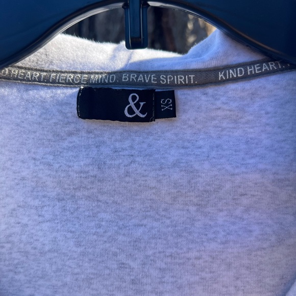 & light grey zip up XS - Picture 3 of 3